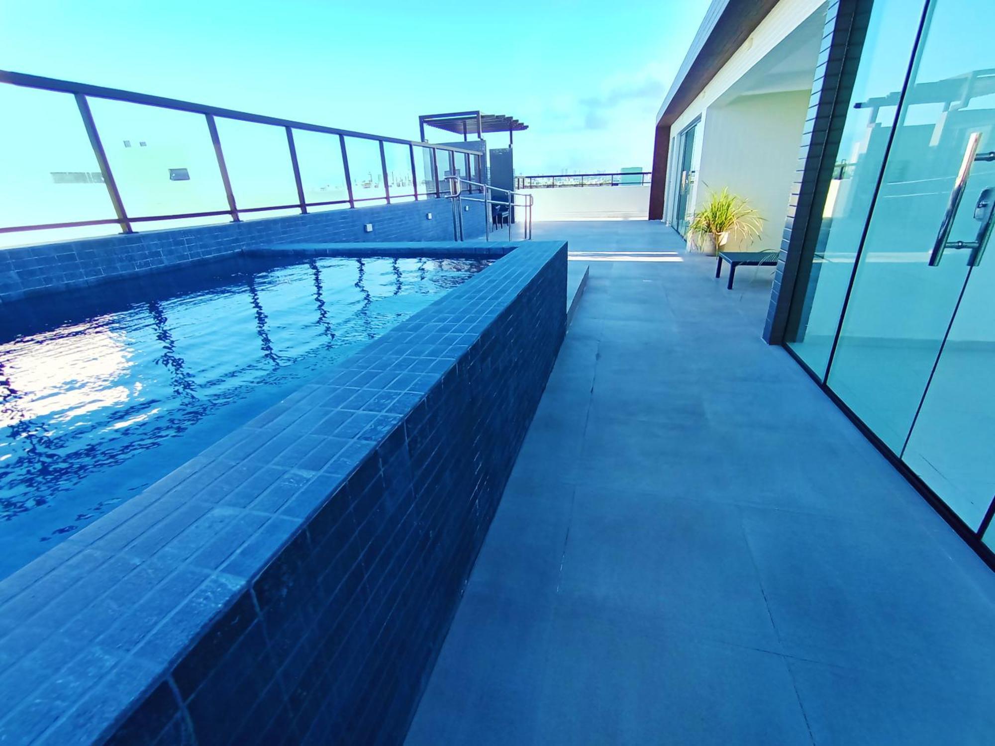 Intermares, Automatizado E Inteligente - Piscina, Elevador, Garagem - Conforto, Paz E Sossego, Excelente Descansar, Trabalhar Ou Estudar * Cabedelo